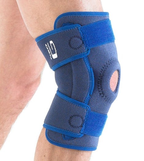 Stabilized Hinged Open Knee Support